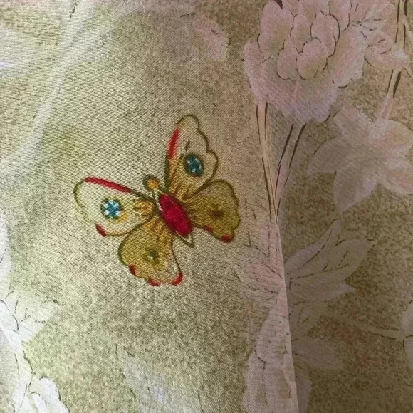 NWT Diane Von Furstenberg Silk Assets 100% Silk Ruffled Top Blouse Size 1X - Picture 3 of 7